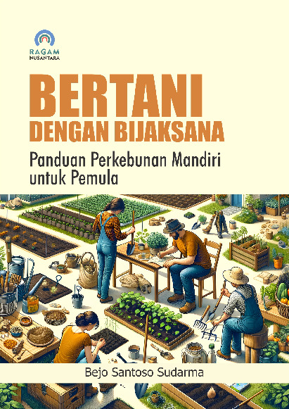 Sampul buku Bertani dengan Bijak...